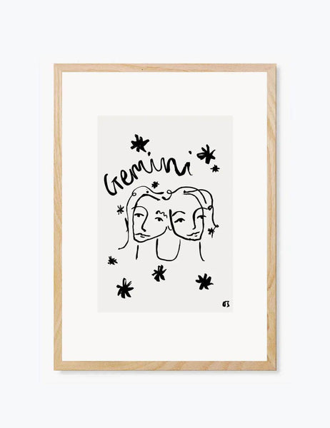Gemini Art Print