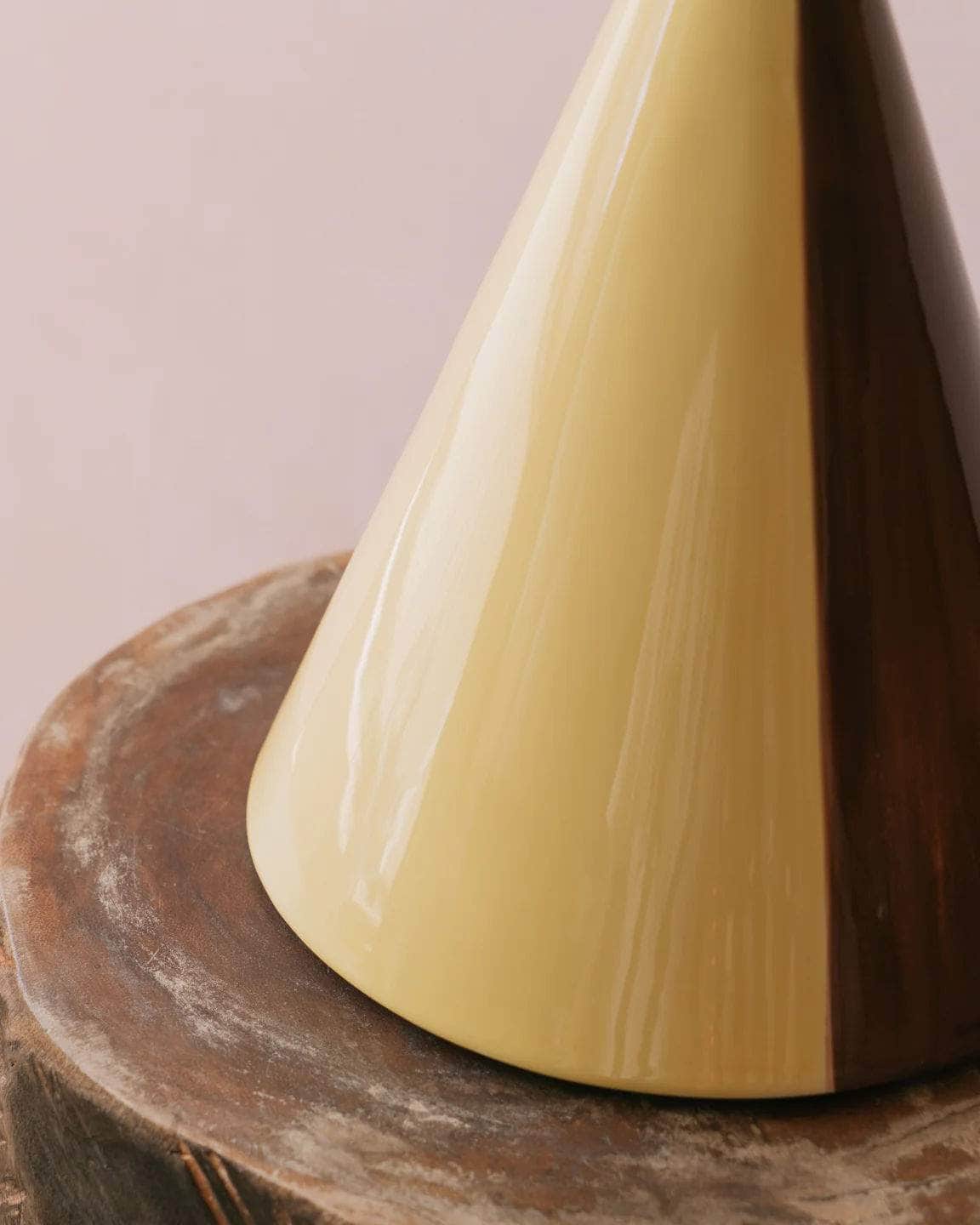 Caterina Toffee + Yellow Table Lamp