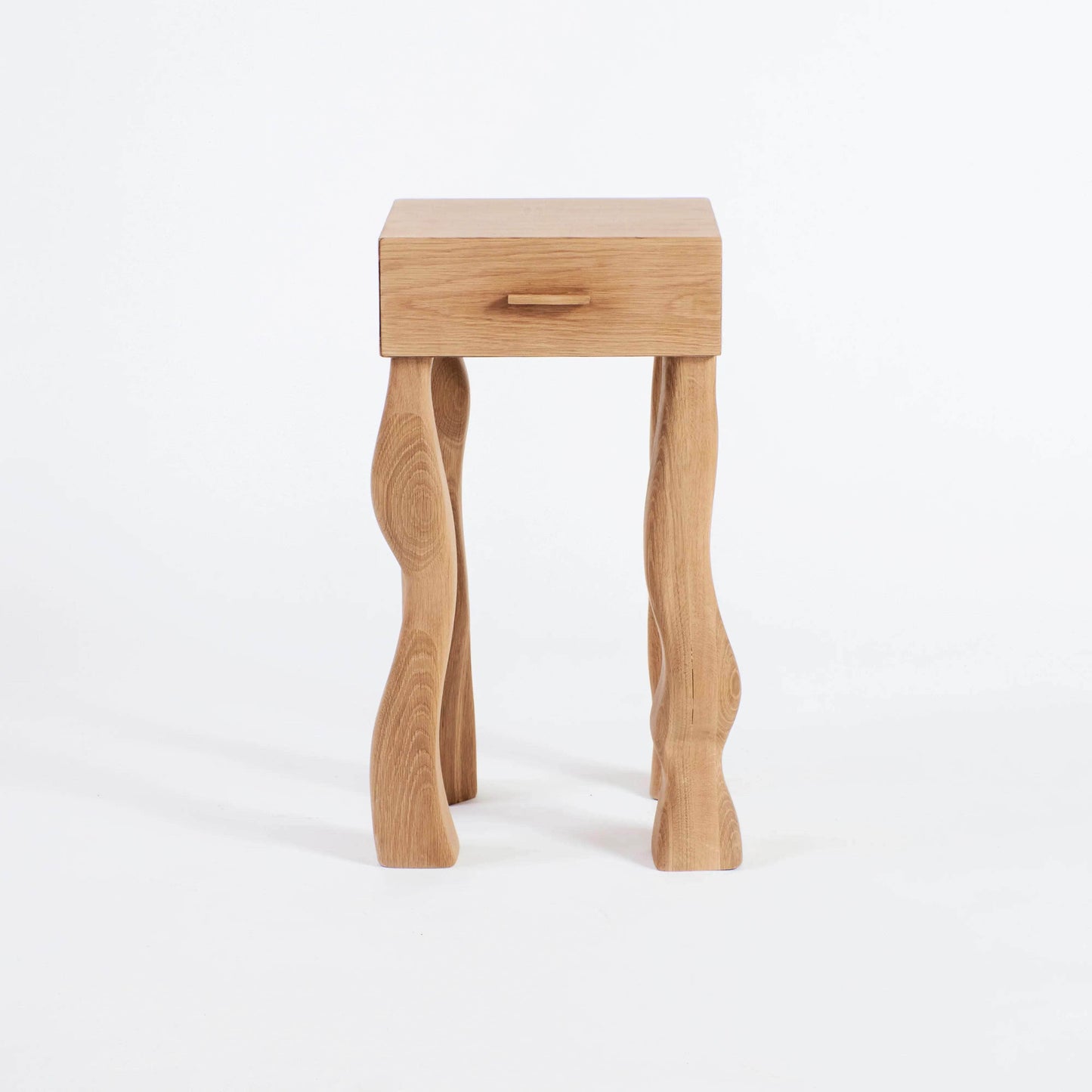 Foot Side Table With Drawer (Pair)