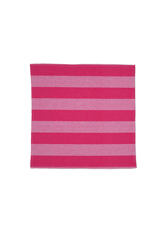 Punch Pink Stripe Napkins (Set of 2)