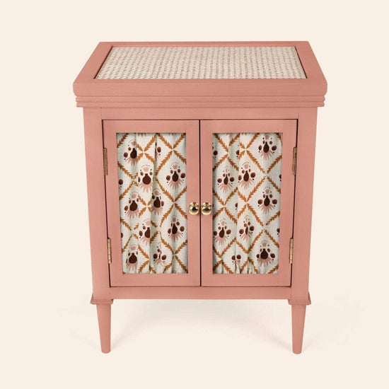Livia Bedside Cabinet, Terracotta