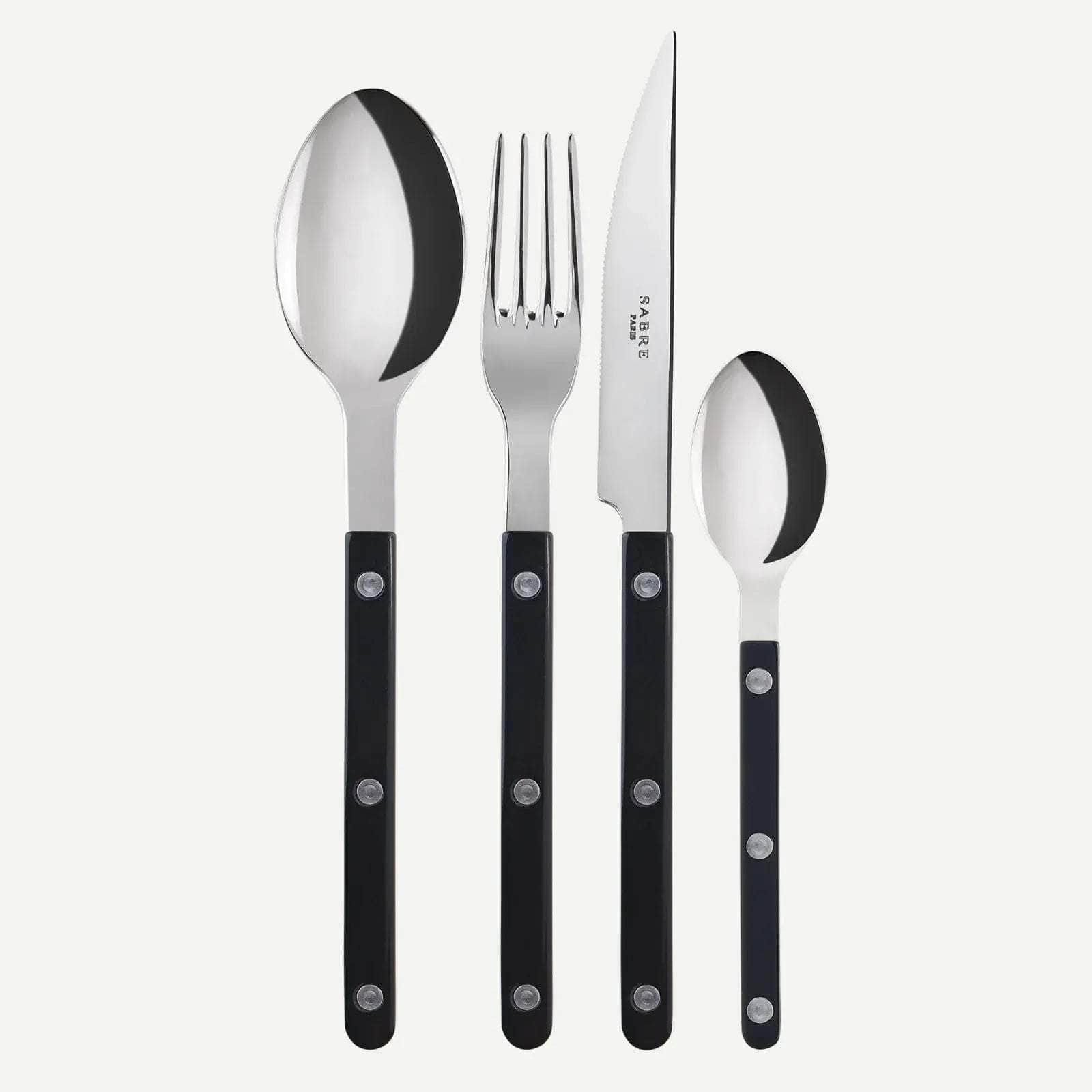 Bistrot 24 pc Cutlery Set | Black