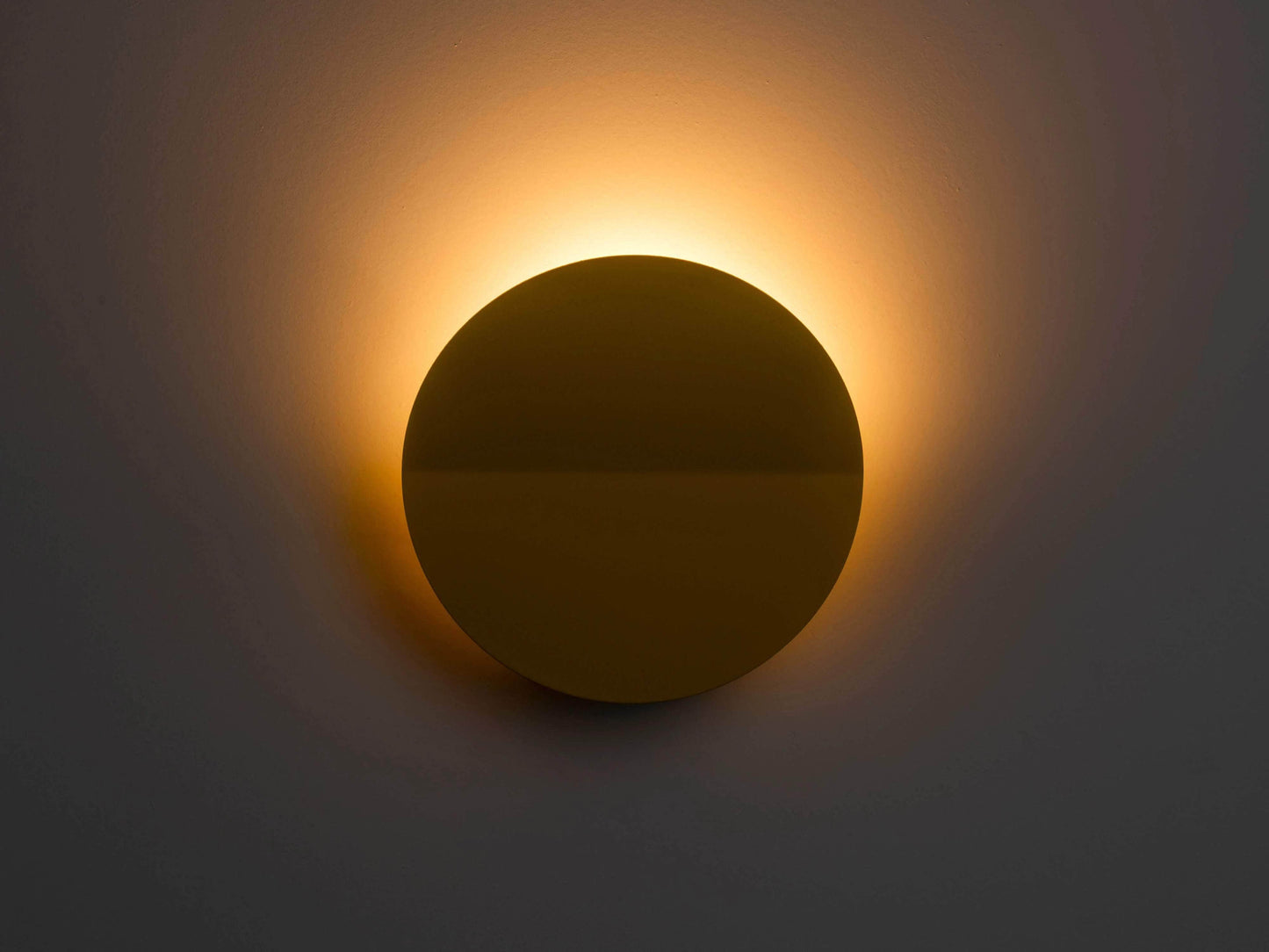 Yolk yellow diffuser wall light