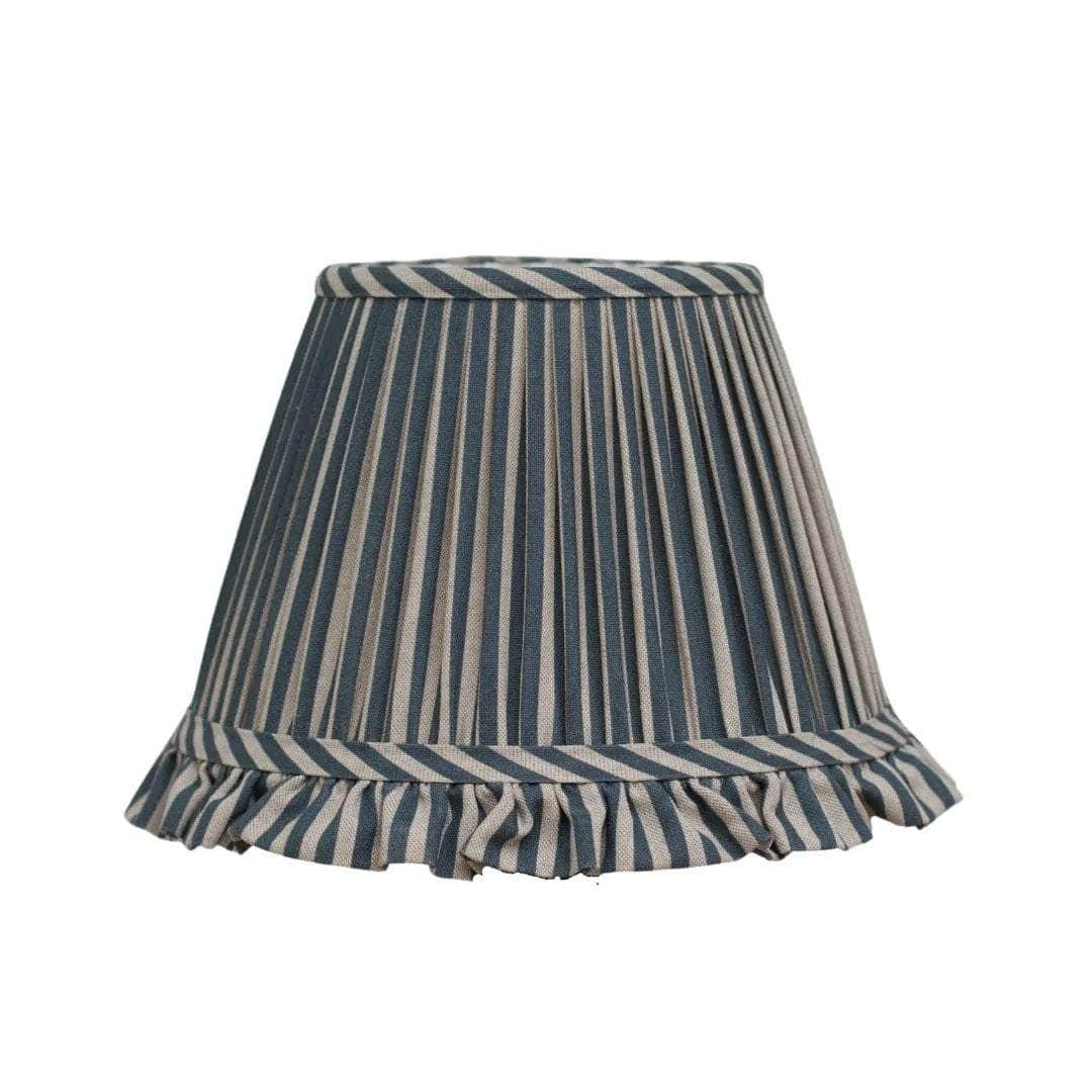 Striped Cobalt Blue Lampshade