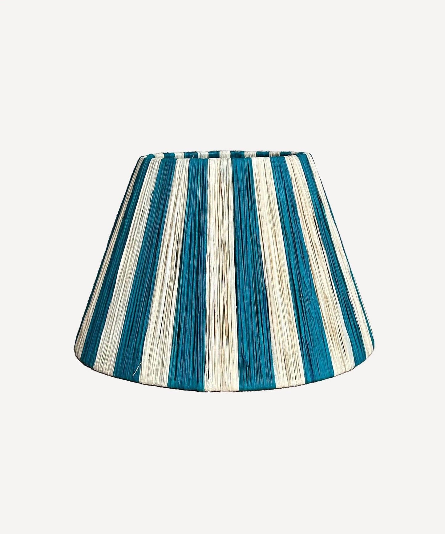 Tangier Raffia Lampshade, Denim