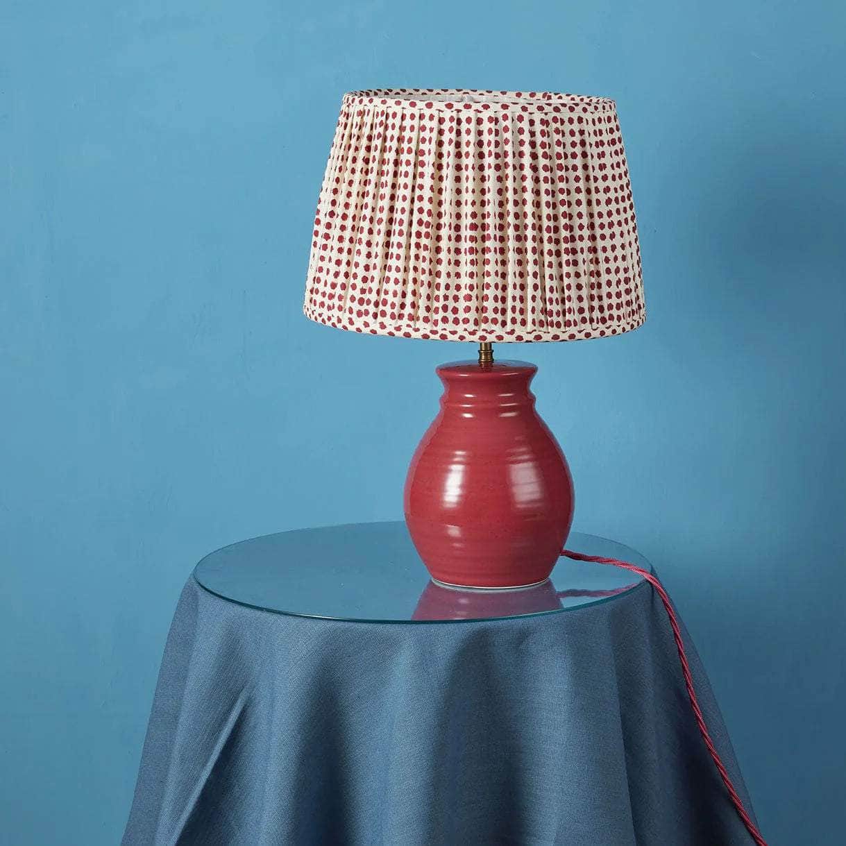 Pleated Seed Iron Large Lampshade