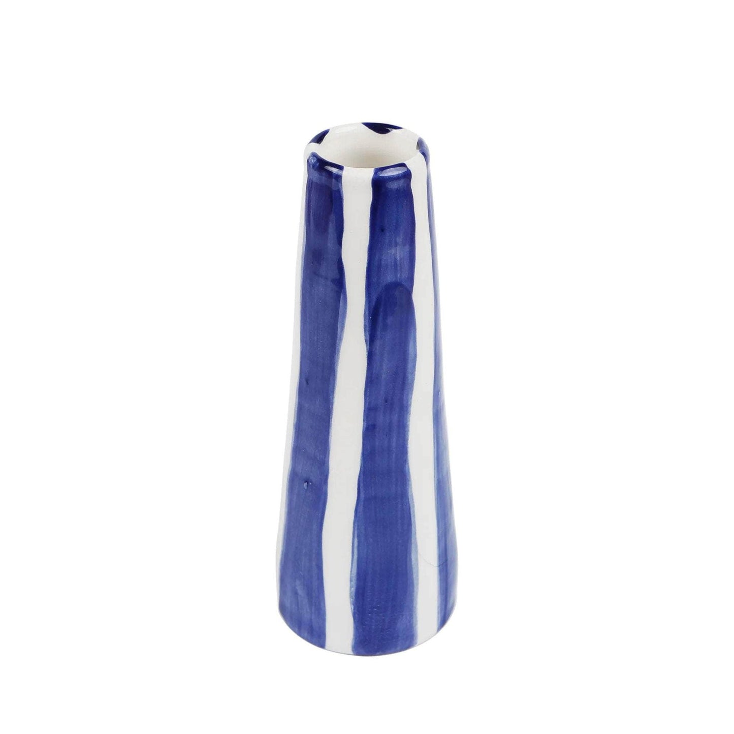 Aegean Blue Stripes II Vase