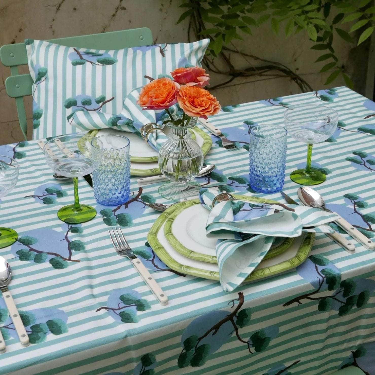 Striped Bonzai Napkins Set of 4