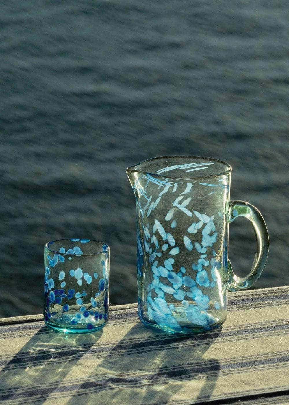 Azul Jug and 4 Tumblers Set