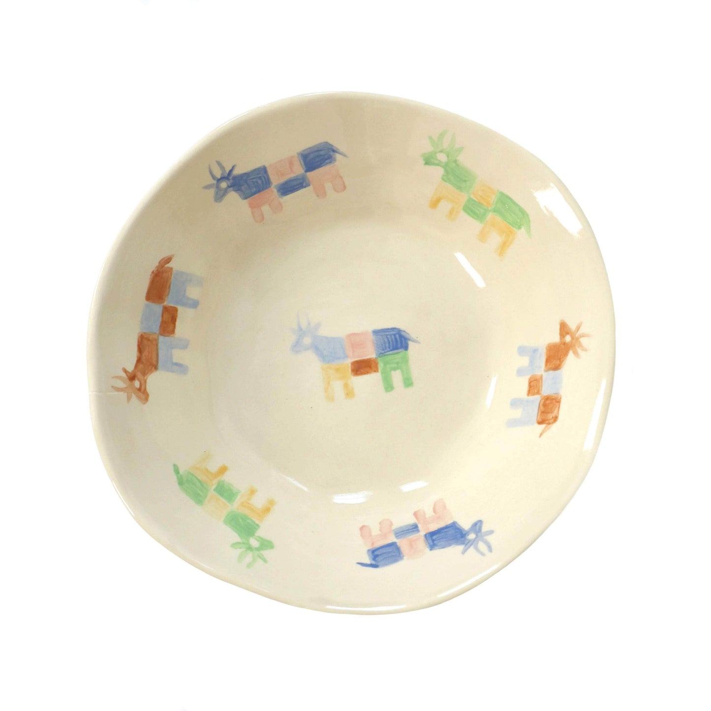 'Moo' Hand Painted Cows Bowl