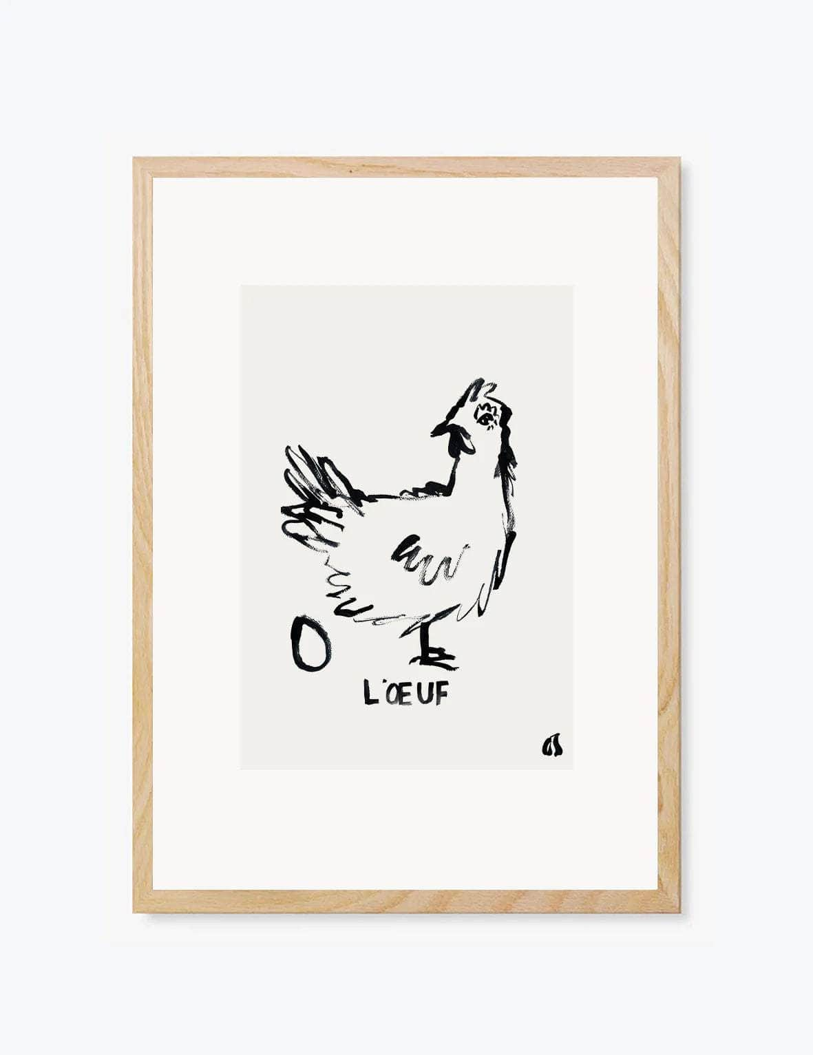 L'Œuf | Wall Art Print