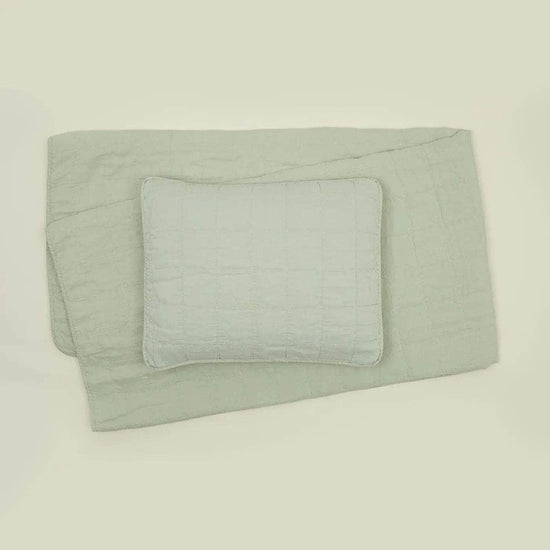 Load image into Gallery viewer, Simple Linen Quilt - Sage
