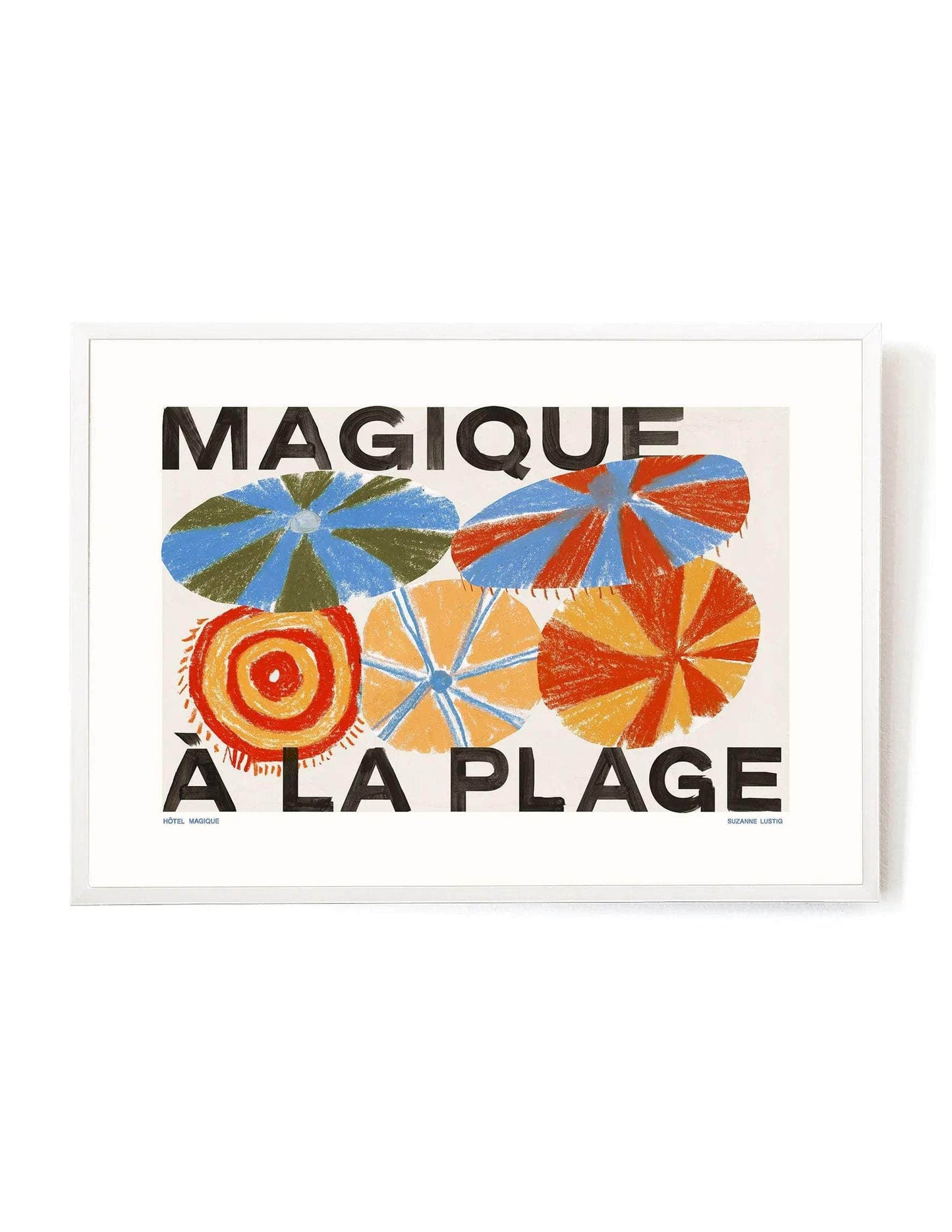 Magique à la Plage Art Print by Suzanne Lustig