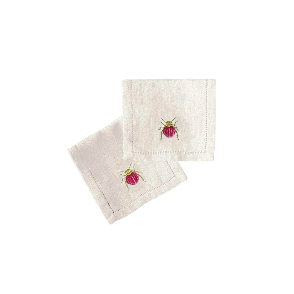 Scarab Cocktail Napkins (Set of 6)