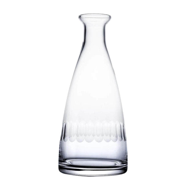 A Crystal Table Carafe with Lens Design