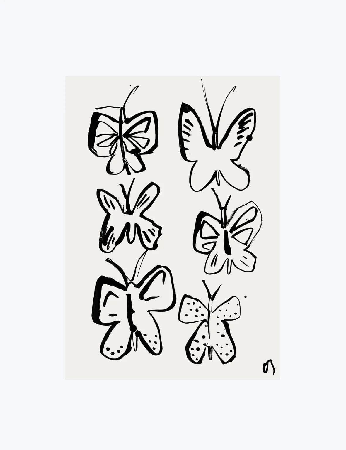 The Butterflies | Wall Art Print