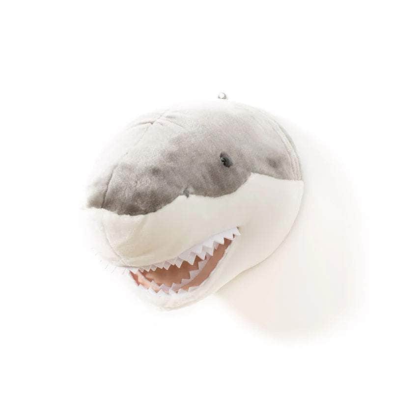 Jack the Shark Wall Mounted Plush Head