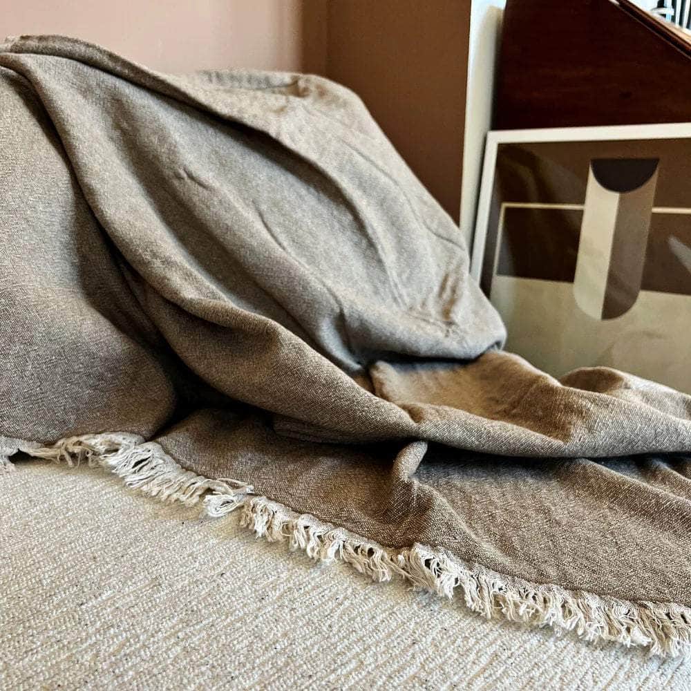 Perdas Lightweight Cotton and Linen Blanket