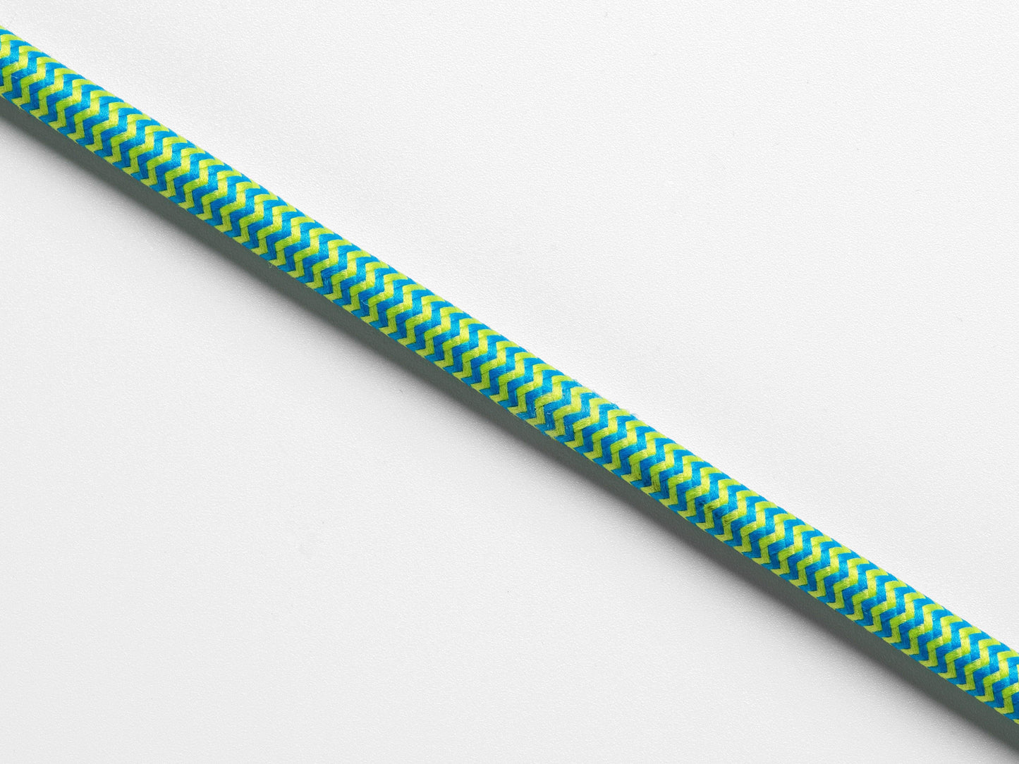 Green fabric extension lead