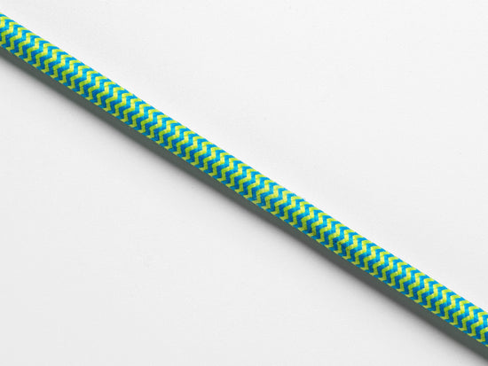 Green fabric extension lead