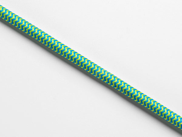 Green fabric extension lead