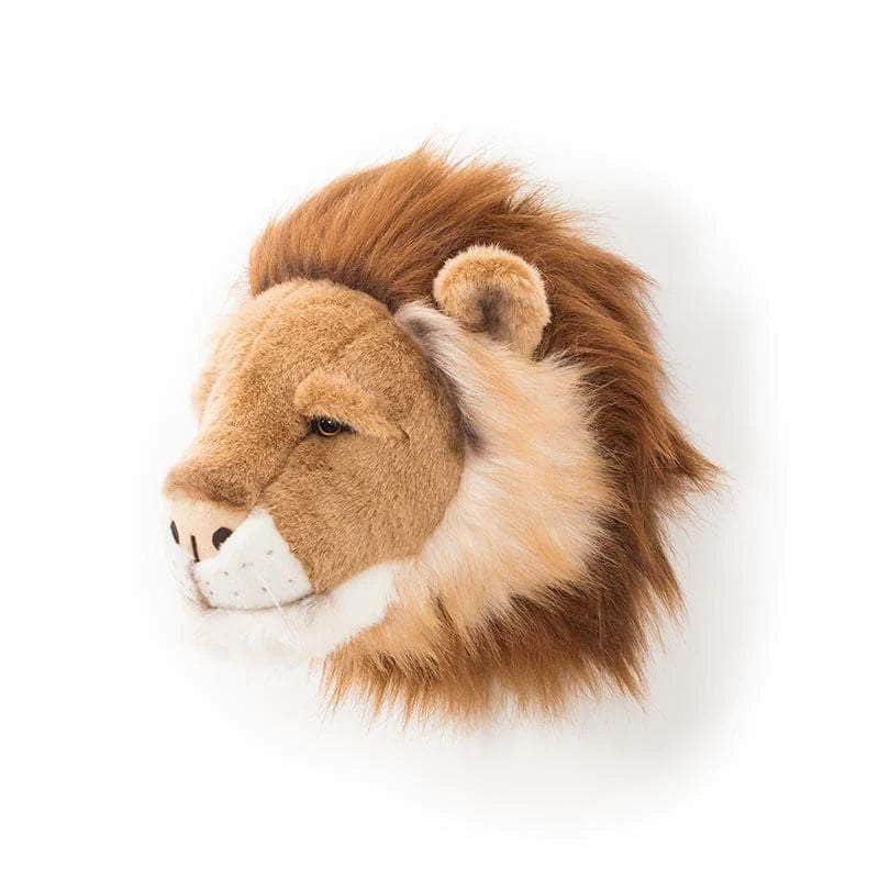 Cesar the Lion Wall Mounted Plush Head