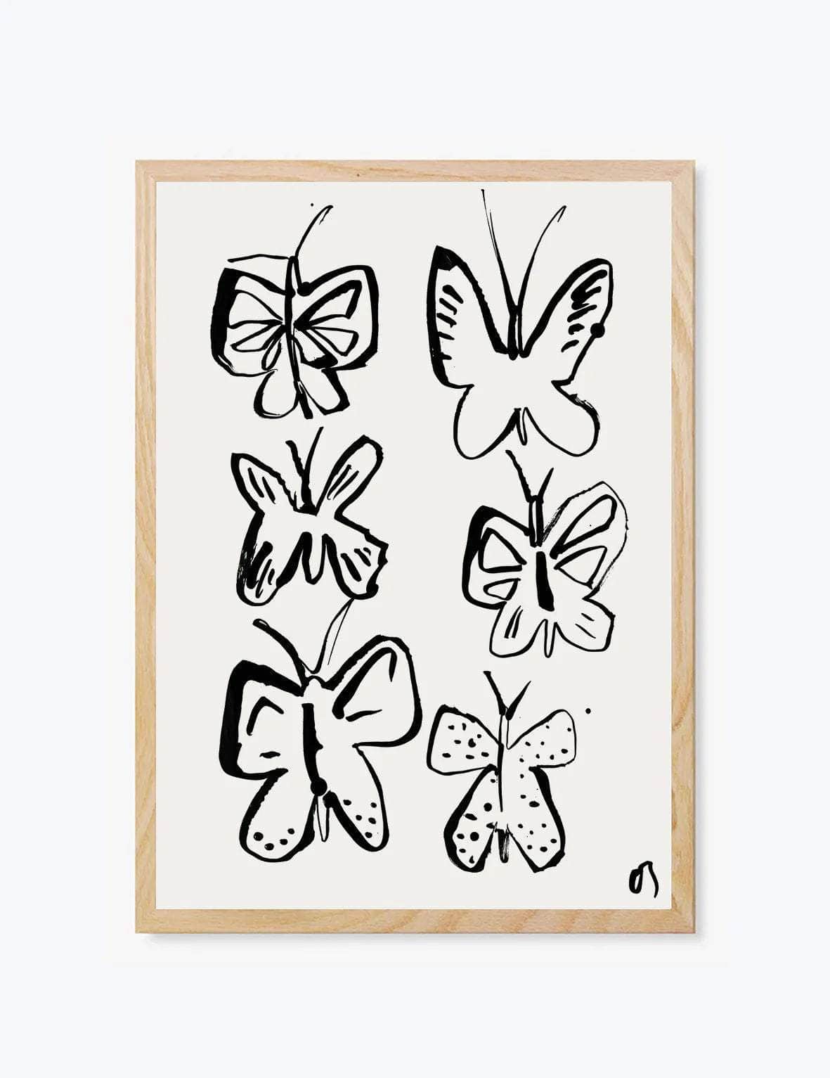 The Butterflies | Wall Art Print