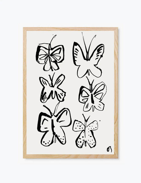 The Butterflies | Wall Art Print