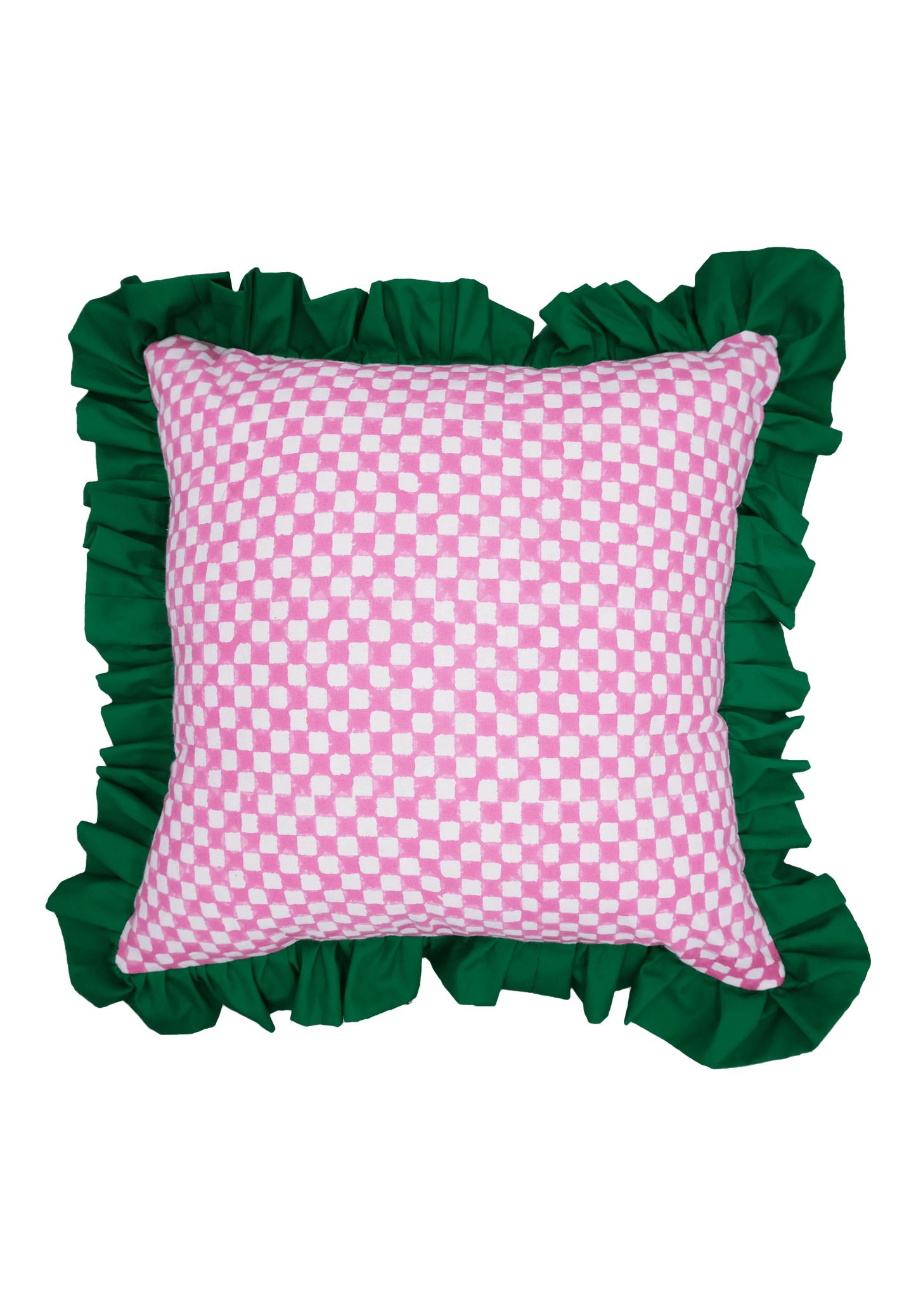 Pink and green deals cushion covers