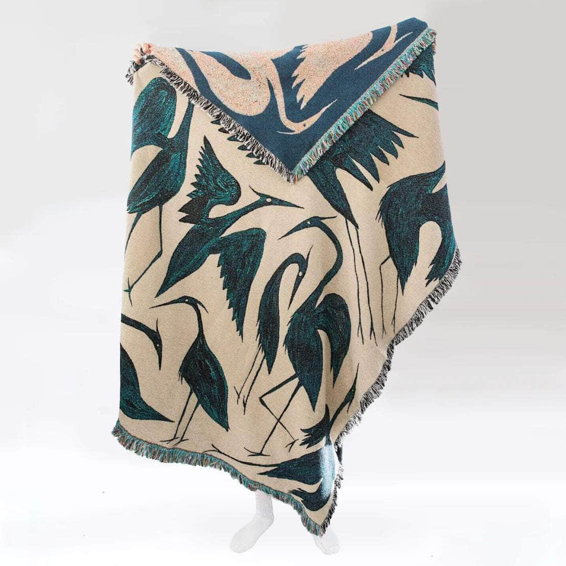 Herons Original Woven Throw