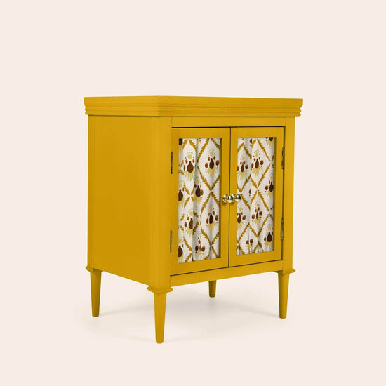 Livia Bedside Cabinet, Mustard
