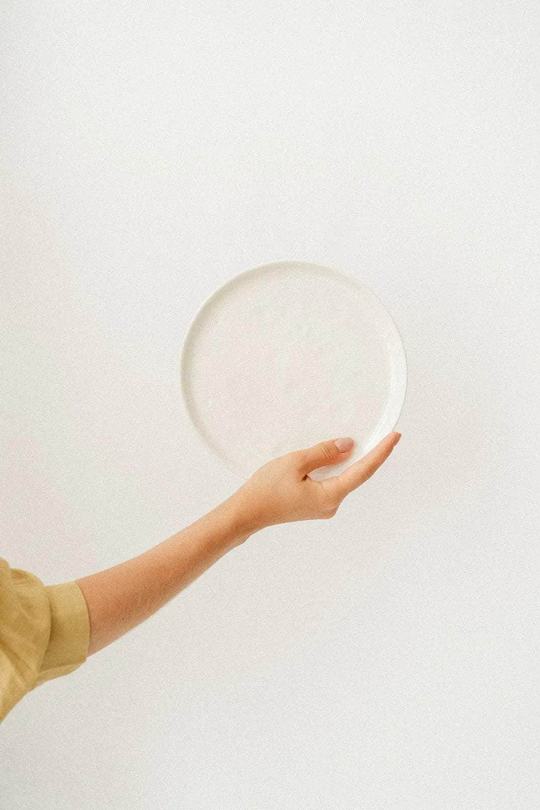 Small Plates in Milk | Set of 2