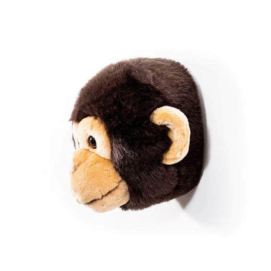 Joe the Monkey Wall Mounted Plush Head