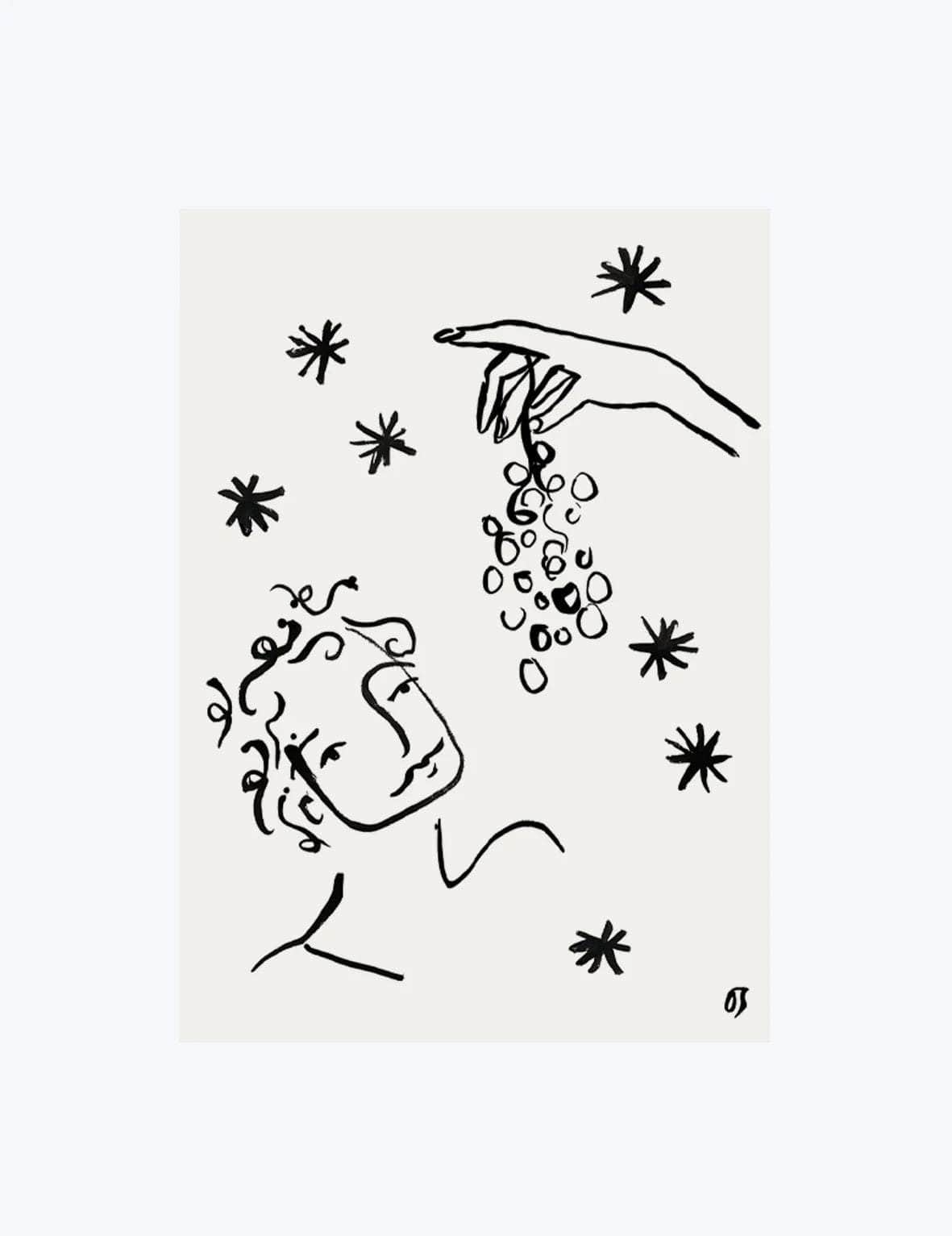 More Grapes Art Print