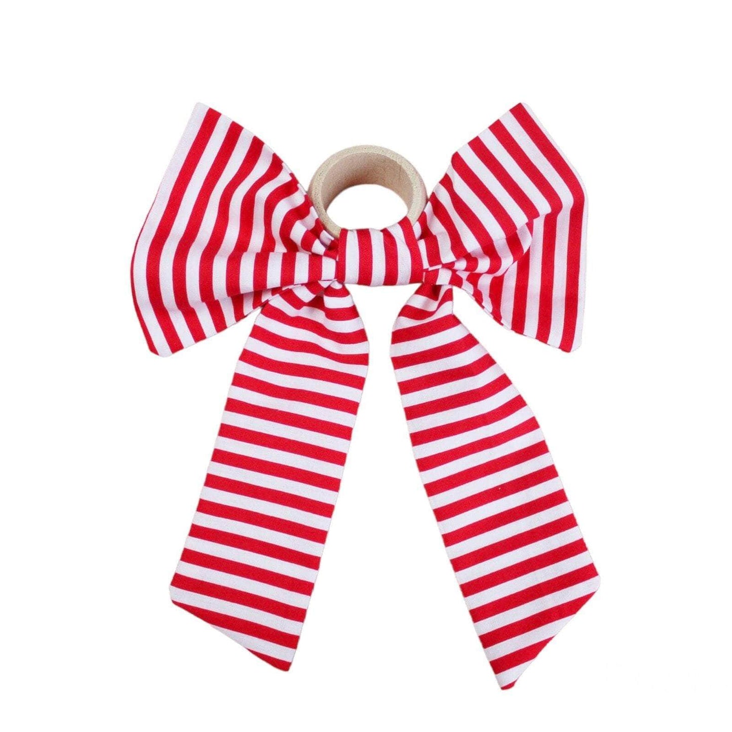 Bonjour Mon Amour Napkin Ring Red