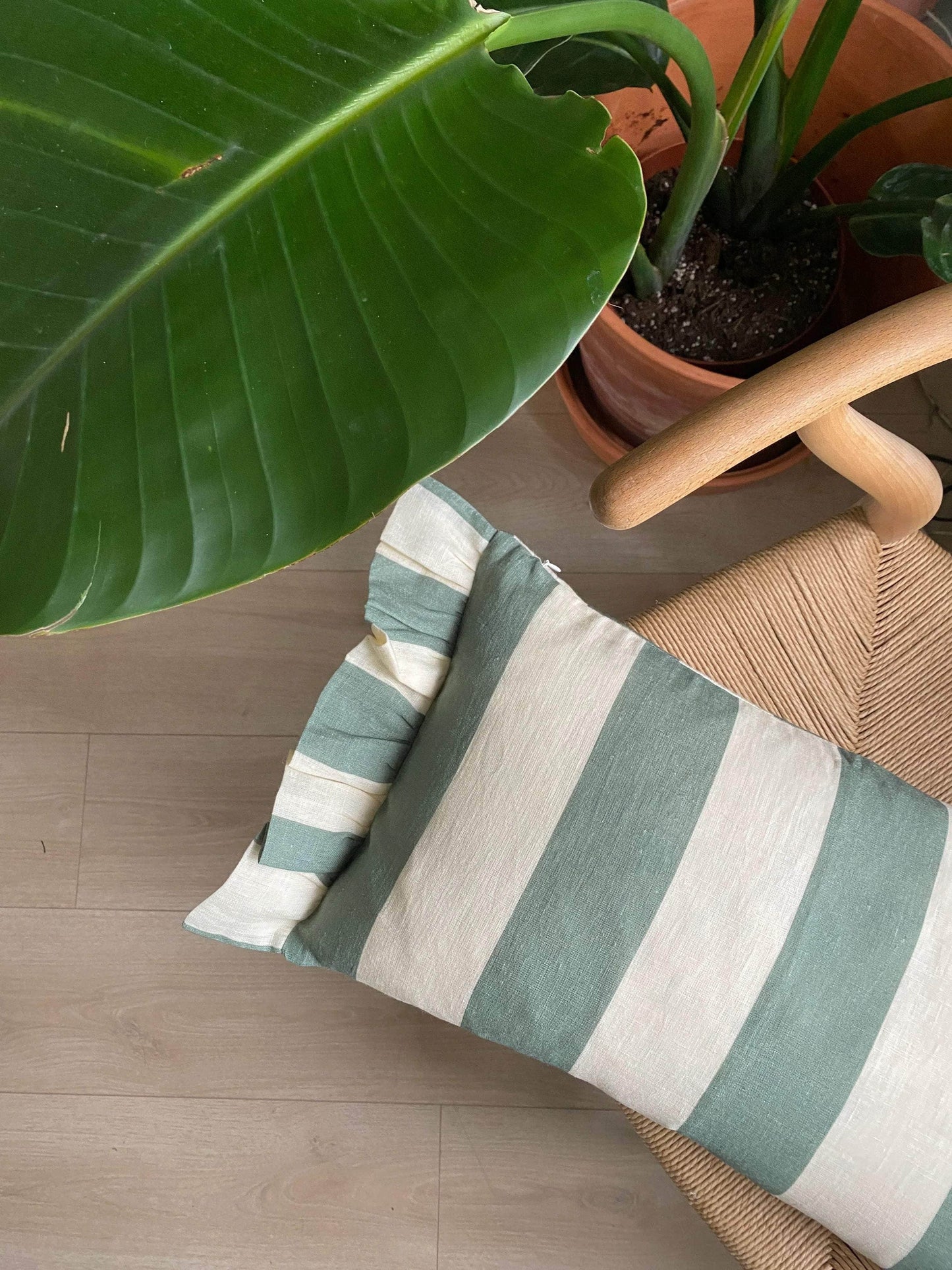 Rectangle Sea Green Cushion Cover