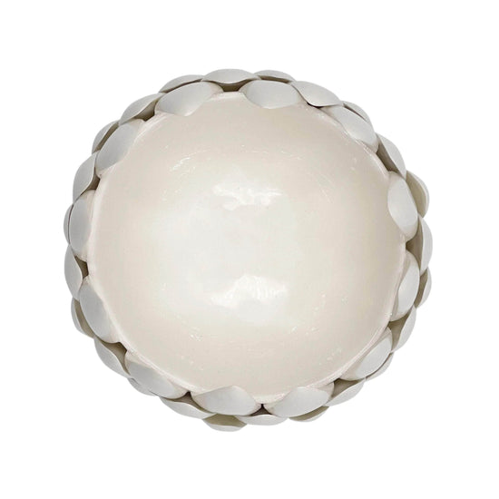 Artichoke Bowl in Cream, Medium
