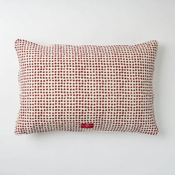 Piped Tulip Iron Indigo Cushion