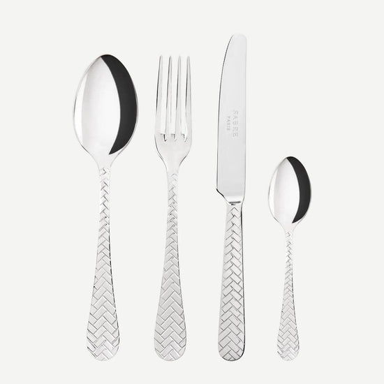 Load image into Gallery viewer, Nata 24 pc cutlery set | Stainless Steel
