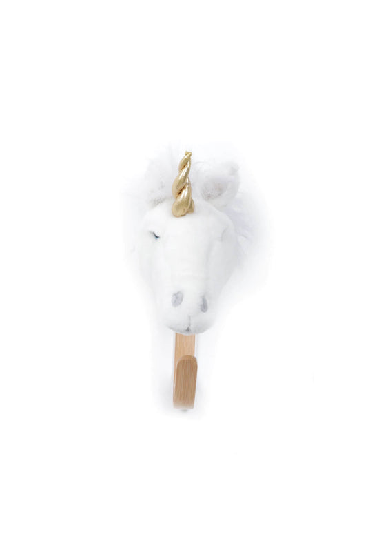 White Unicorn Coat Hanger