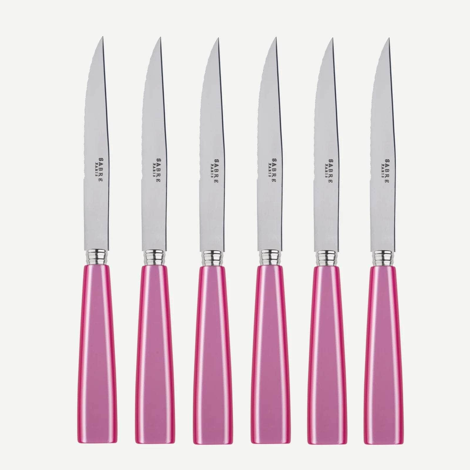 Icône 6 Steak Knives | Pink