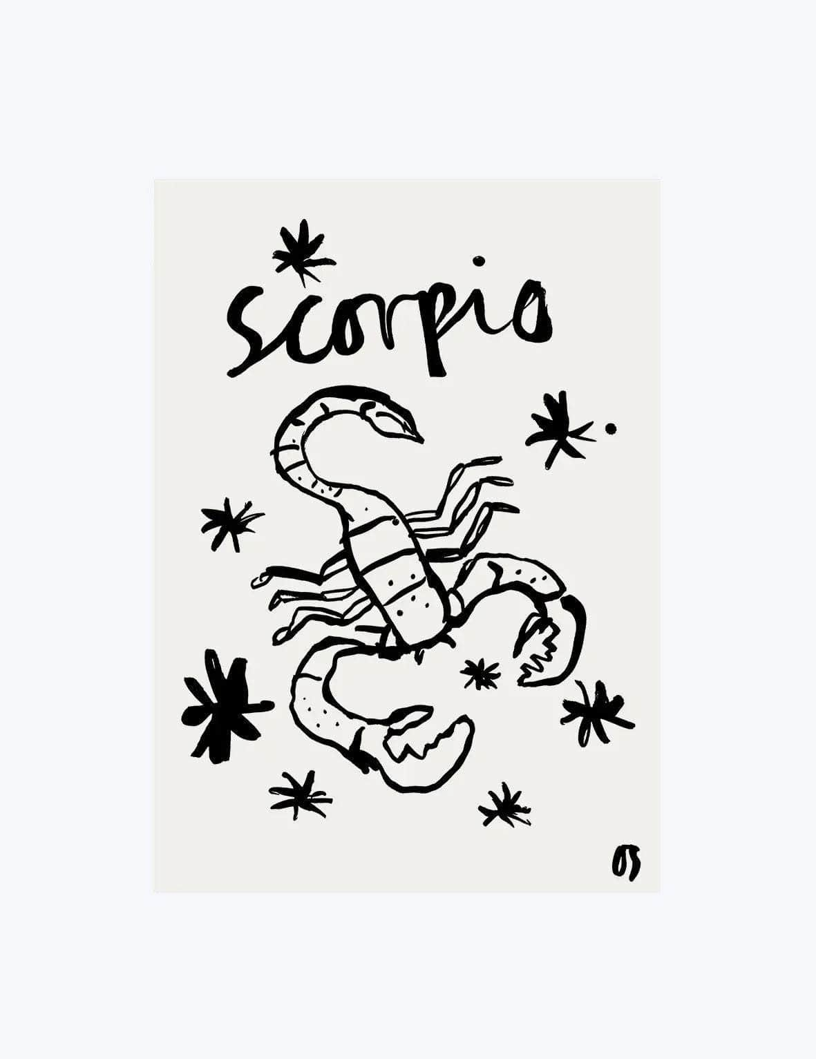 Scorpio Art Print