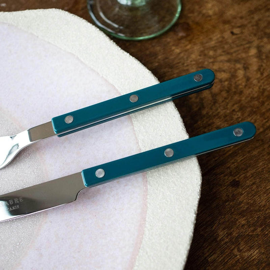 Bistrot 4 pc Cutlery Set | Duck Egg Blue