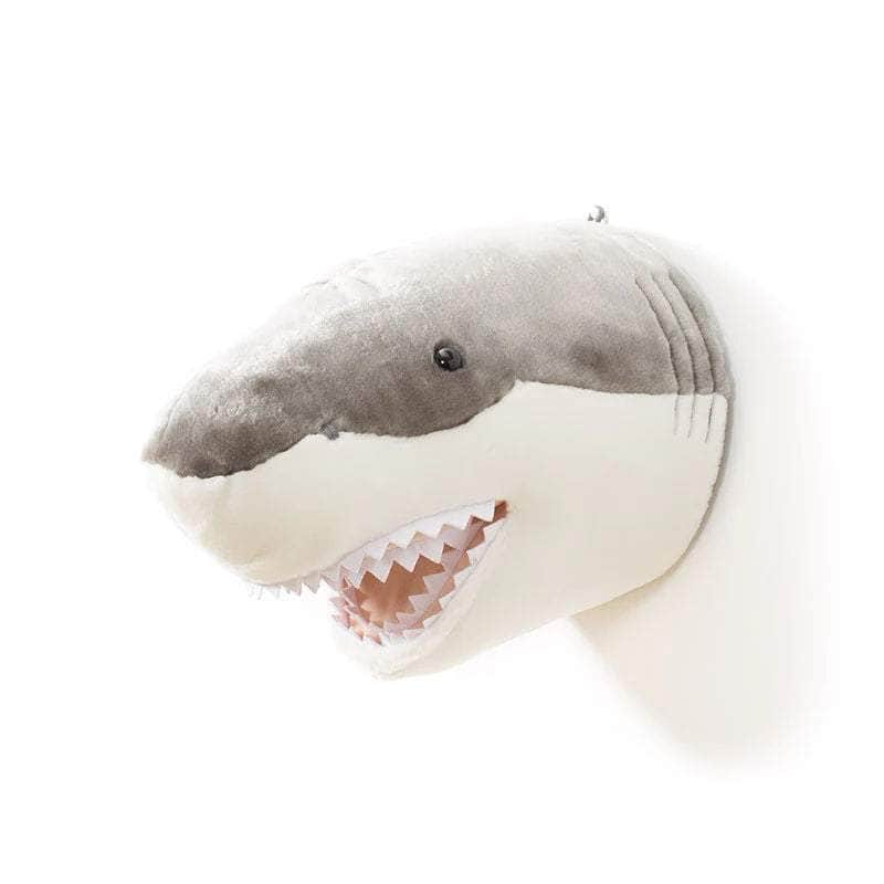 Jack the Shark Wall Mounted Plush Head