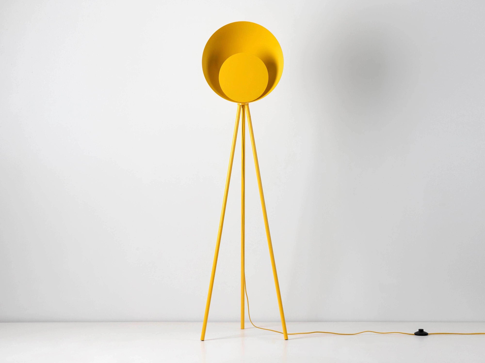 Yolk Yellow Diffuser Floor Lamp