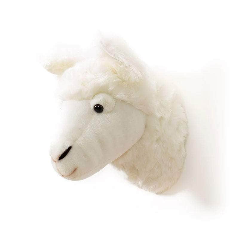 Lily the Llama Wall Mounted Plush Head