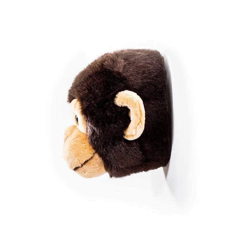 Joe the Monkey Wall Mounted Plush Head