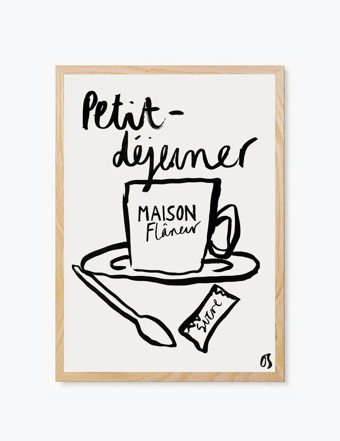 Maison Flâneur x Olivia Sewell Petit-Déjeuner | Wall Art Print