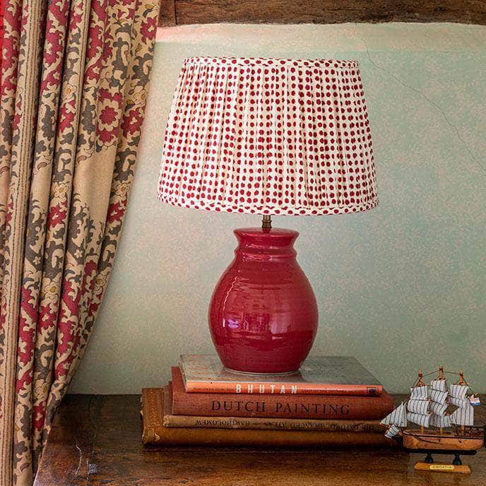Pleated Seed Iron Large Lampshade