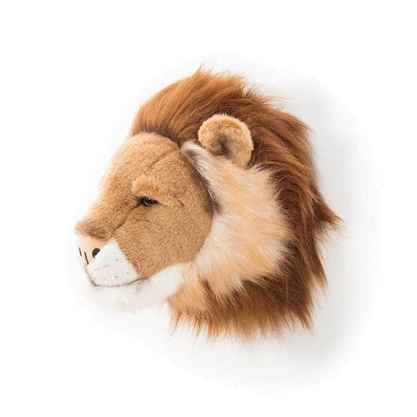 Cesar the Lion Wall Mounted Plush Head
